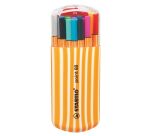 Stylo feutre Stabilo Point 88 - Chevalet de 20 feutres