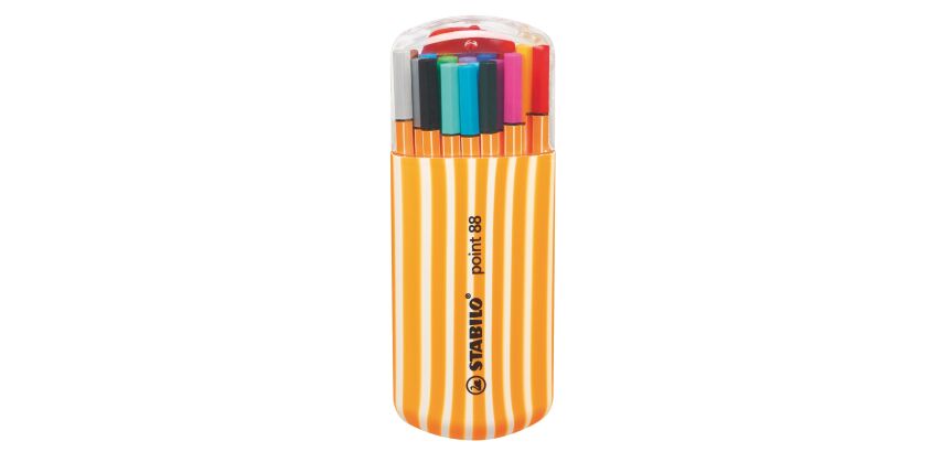 Stabilo Point 88 Filzstift - Set mit 20 verschiedenen Farben