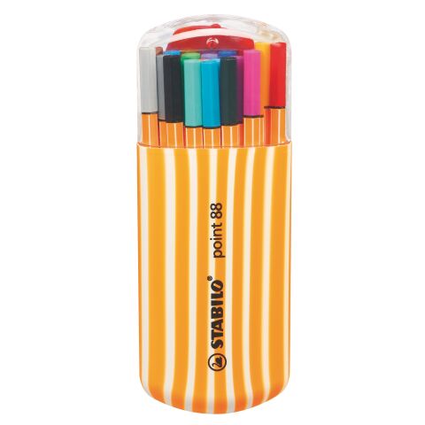 Rotulador STABILO point 88 Estuche de 20 colores surtidos