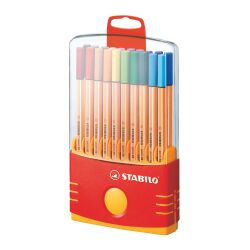 Stabilo Point 88, drawing set of 20 coloured felt pens