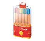 Stylo feutre Stabilo Point 88 - Chevalet de 20 feutres