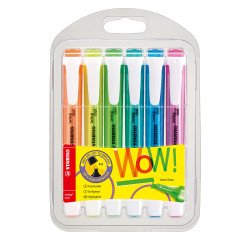 Surligneur Stabilo Swing Cool couleurs assorties - Pochette de 6