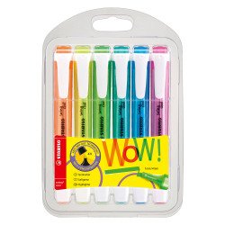 Highlighter Stabilo Swing Cool assorted colours - Pack of 6