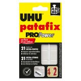 Sleeve of 21 repositionable pastilles adhesive paste Uhu Patafix Pro Power black