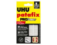 Sleeve of 21 repositionable pastilles adhesive paste Uhu Patafix Pro Power black