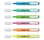 Surligneur Stabilo Swing Cool couleurs assorties - Pochette de 6