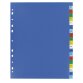 Tabbladen A4+ gekleurd polypropyleen Elba 20 alfabetische onderverdelingen veelkleurig - 1 set  