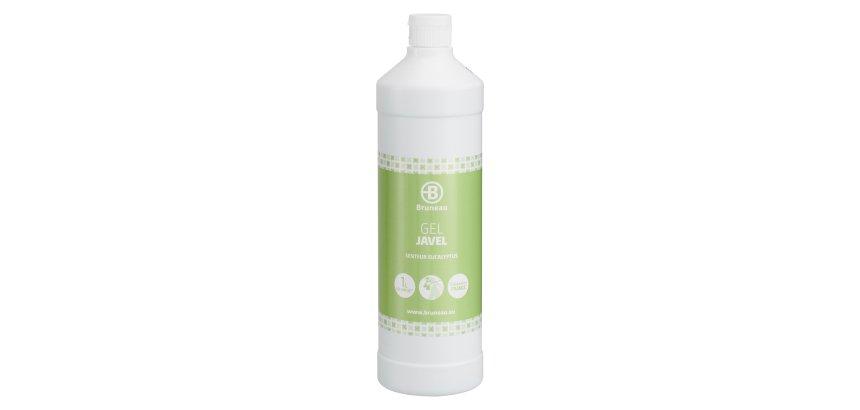 Gel WC javel Bruneau Eucalyptus - Flacon 1 L