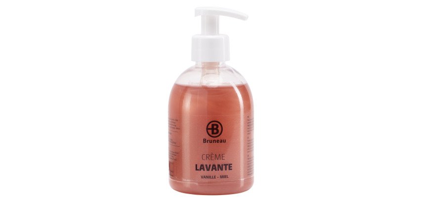 Crème lavante Bruneau vanille miel - Flacon de 300 ml