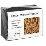 Rubber bands 80 mm - Box of 100 g