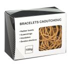 Bracelets caoutchouc 80 mm - Boîte de 100 g