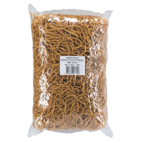 Rubber bands 80 mm - Bag of 1 kg