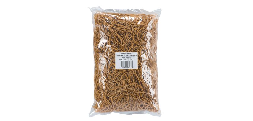 Gomas elásticas 200 mm Bolsa de 1 kg