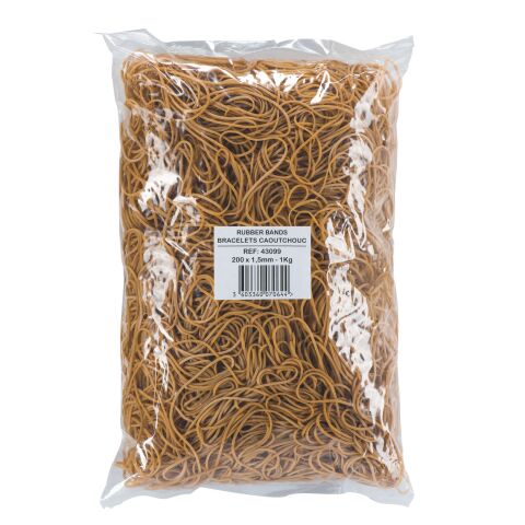 Gomas elásticas 200 mm Bolsa de 1 kg