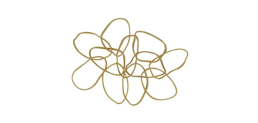 Bracelets caoutchouc 60 mm - Sac de 1 kg