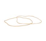 Bracelets caoutchouc 200 mm - Boîte de 100 g