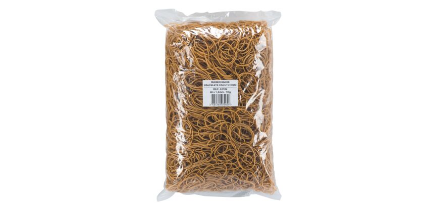 Gomas elásticas 60 mm Bolsa de 1 Kg