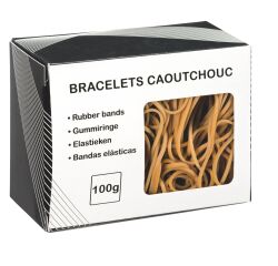 Rubberen elastieken 60 mm - Doos van 100 g