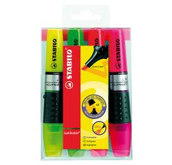 Subrayador Fluorescente Stabilo Luminator - Bolsa de 4 surtidos