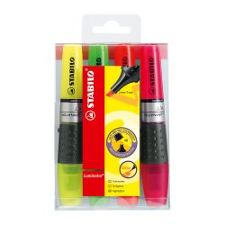 Textmarker Stabilo Luminator sortierte Farben - Paket von 4