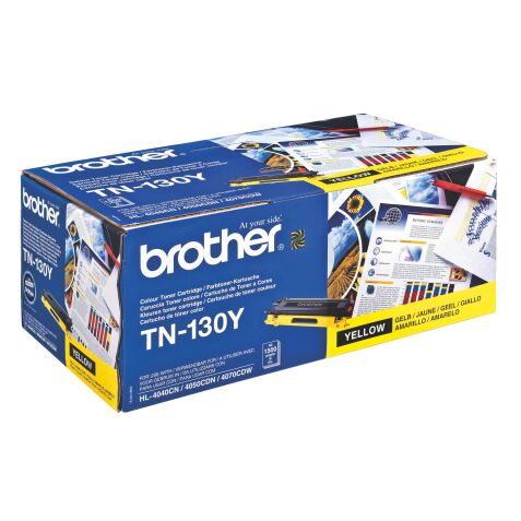 Brother TN130 toners originales separados (cian, magenta, o amarillo) de capacidad estándar (1500 páginas)