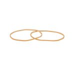 Bracelets caoutchouc 80 mm - Boîte de 100 g