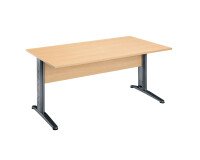 Mesa recta Altys patas "L" metal