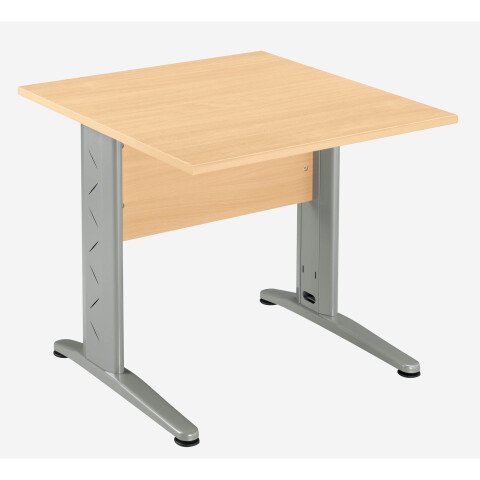 Mesa recta Altys patas "L" An 80 cm aluminio
