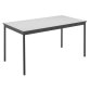 Table de réunion modulaire rectangle avec bords arrondis antichocs L 140 x  P 70 cm Multiformes confort
