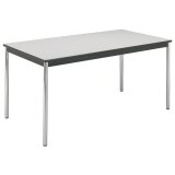 Table de réunion modulaire rectangle avec bords arrondis antichocs L 140 x  P 70 cm Multiformes confort