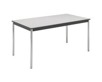 Mesa rectangular Confort patas cromadas