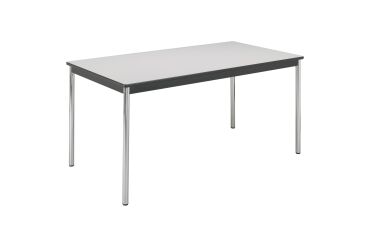 Table de réunion modulaire rectangle avec bords arrondis antichocs L 140 x  P 70 cm Multiformes confort