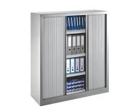 Armoires à rideaux monobloc H 136 x L 120 cm corps aluminium