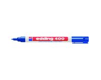 Marqueur permanent Edding 400 pointe fine ogive 1 mm bleu