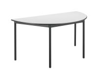 Mesa semirredonda Confort Patas negras