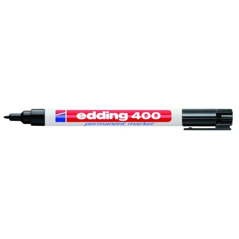 Marqueur permanent rechargeable Edding 400 pointe ogive 1 mm