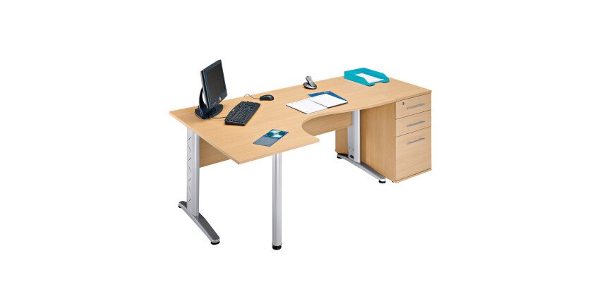 Mesa compacta Altys patas "L" metal