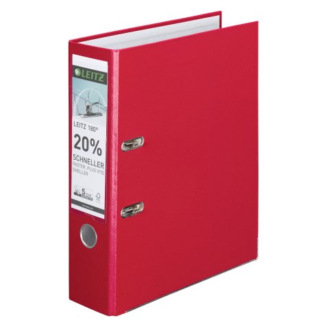 Classeur à levier plastifié Leitz 180° - dos 8 cm