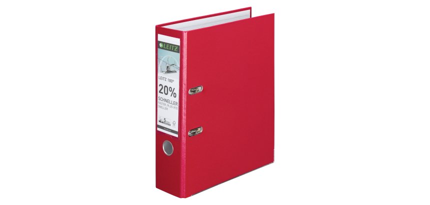 Classeur à levier plastifié Leitz 180° - dos 8 cm