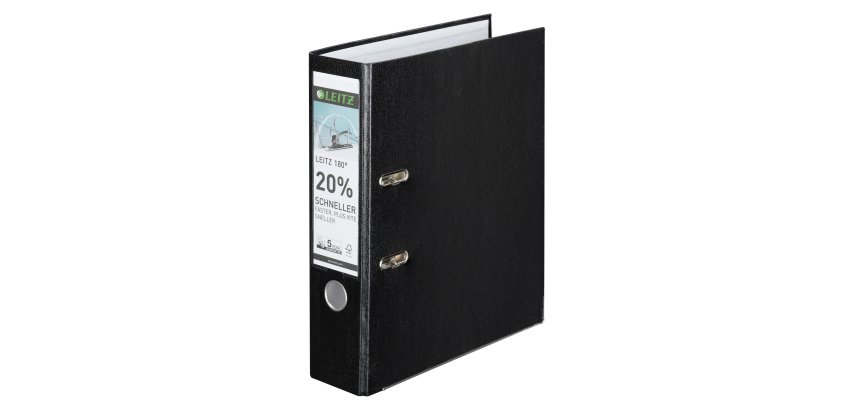 Hefboommap Leitz 180° A4 rug 8 cm plastic