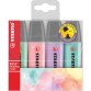 Highlighter Stabilo Boss assorted colors - sleeve of 4