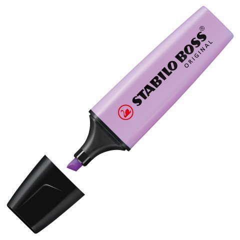 Subrayador Stabilo Boss Fluorescente Lila Pastel
