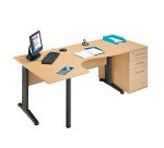 Mesa compacta Altys patas "L" metal