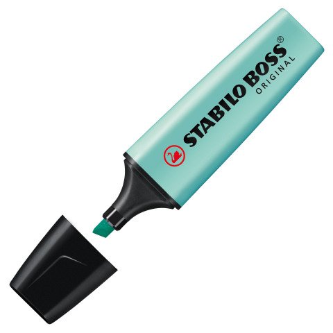 Subrayador Stabilo Boss Fluorescente Azul Pastel