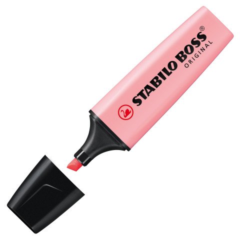 Subrayador Stabilo Boss Fluorescente Rosa Pastel