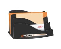 Bandeja para cartas negra de 3 compartimentos Cep Ellypse GreenSpirit