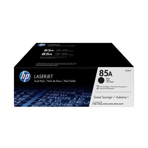 HP 85A (CE285AD) Pack tóner original negro de alta capacidad (2 x 1600 páginas)