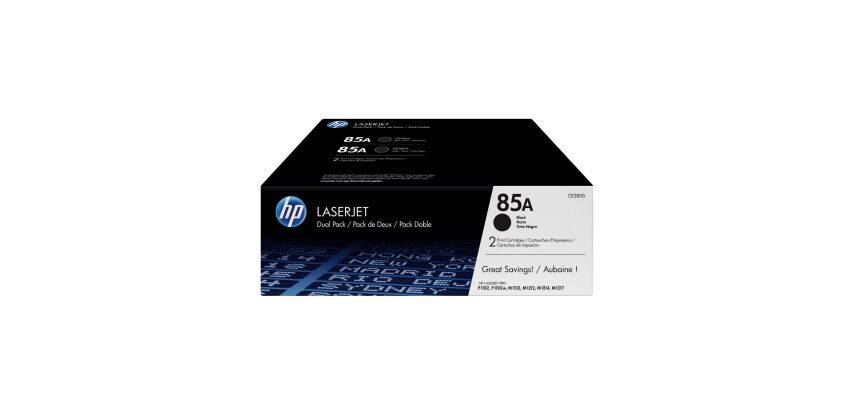 Pack von 2 Tonerkartuschen HP 85A Schwarz