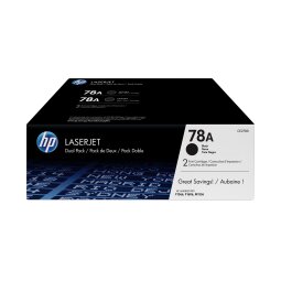 Pack of 2 toners HP 78A black