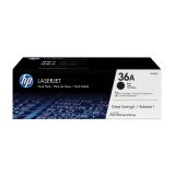 HP 36A - CB436AD Pack de 2 toners noirs